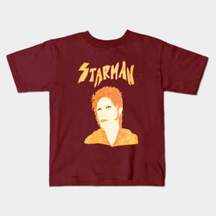 psychedelic retro bowie Kids T-Shirt